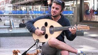 The quotOudquot Musical Instrument from the Middle East London Street Music [upl. by Mcclees]