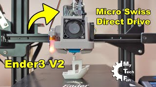 Ender3 V2 Micro Swiss Direct Drive Extruder upgrade [upl. by Tiena299]