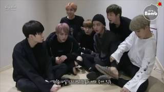 BANGTAN BOMB 피 땀 눈물 MV Reaction by BTS  BTS 방탄소년단 [upl. by Anawal]