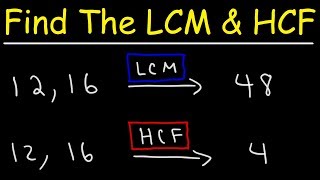 How To Find The LCM and HCF Quickly [upl. by Juan507]