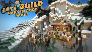 Haus im Berg  Minecraft Tutorial [upl. by Yerffoj]