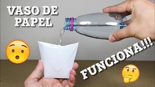 COMO HACER UN VASO DE PAPEL [upl. by Any961]