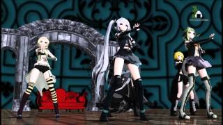 【MMD】 Ikkitousen  一騎当千【Vocaloid】 [upl. by Aibonez]