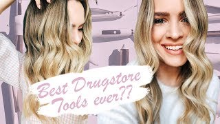 Drugstore Hair Tools that Work Reviewing the NEW Kristin Ess line at Target [upl. by Humbert]