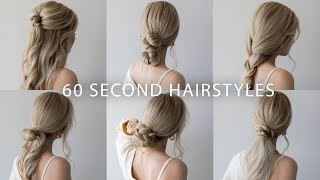 6 QUICK amp EASY HAIRSTYLES  Cute Long Hair Hairstyles [upl. by Scott]