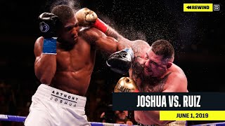 FULL FIGHT  Anthony Joshua vs Andy Ruiz DAZN REWIND [upl. by Inaluiak]