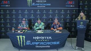 450SX Press Conference Round 7 – Minneapolis 2022 [upl. by Alra]