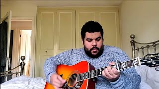 The Smiths  Bigmouth Strikes Again acoustic guitar cover [upl. by Ahcilef]