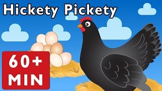 Hickety Pickety and More  Nursery Rhymes from Mother Goose Club [upl. by Aiouqes342]