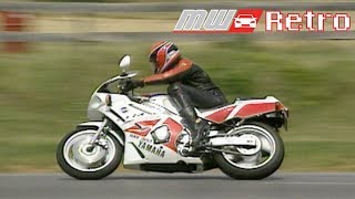 1992 YAMAHA FZR600  Retro Review [upl. by Haodnanehs]