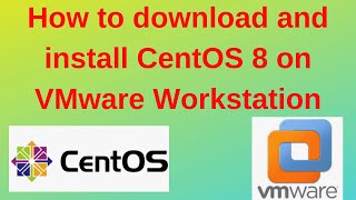 How to download and install CentOS 8 on VMware Workstation [upl. by Zachary]