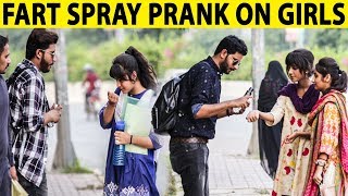 Fart Spray Prank With Cute Girls  Lahori PrankStar [upl. by Anissa]