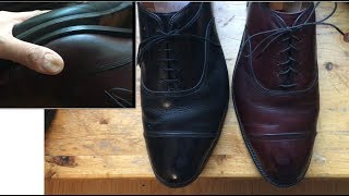 Wide feet Allen Edmonds 3E vs D width dress shoe [upl. by Velleman]