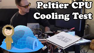 💻 Peltier CPU Cooling Test [upl. by Lorelie654]