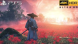 Ghost of Tsushima Directors Cut PS5 4K 60FPS HDR Gameplay  PS5 Version [upl. by Dnama]