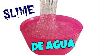 Haz SLIME DE AGUA Probando recetas de 💦Water Slime💦 [upl. by Suilmann338]