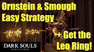 Ornstein and Smough Easy Strategy Dark Souls Remastered [upl. by Adnilre]