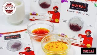 Testing of original Saffron  How to identify real Saffron  Quality check of Saffron  Nutraj [upl. by Lauralee436]