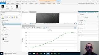 Making an elevation profile graph in ArcGIS Pro [upl. by Akenaj]