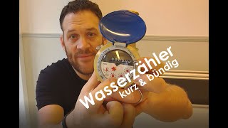 Der Wasserzähler  kurz und bündig erklärt [upl. by Chadbourne]