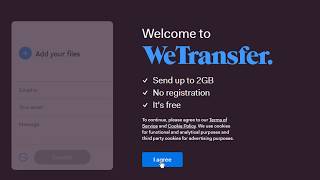 How to use WeTransfer file transfer service [upl. by Enaira]