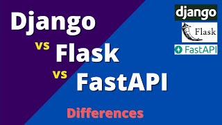 Django vs Flask vs FastAPI Differences [upl. by Atnaloj195]