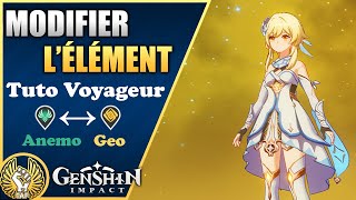 🧚Tuto Genshin impact  Changer le type élémentaire de votre personnage [upl. by Rett]