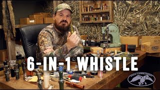 Duck Commander 6in1 Pintail Widgeon Whistle Duck Call Instructional Video [upl. by Nonaihr680]