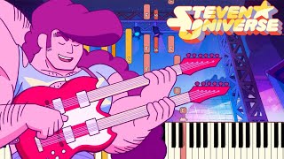 Independent Together  Steven Universe The Movie  Piano Tutorial Synthesia [upl. by Niwroc]