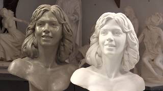 Sculpting a Portrait Making a Mold and a Cast [upl. by Wilma]