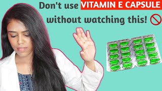 Vitamin e use pannuna என்ன ஆகும் தெரியுமா😰How to use Vitamin eUses and benefits  EVION 400 [upl. by Shelley717]