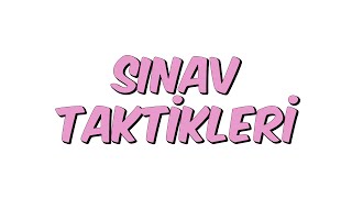 4dkda SINAV TAKTİKLERİ [upl. by Jewell]