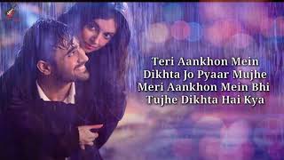 Teri Aankhon Mein Lyrics  Divya K  Darshan R Neha K  Pearl V Manan B  Radhika Vinay [upl. by Ahcim]