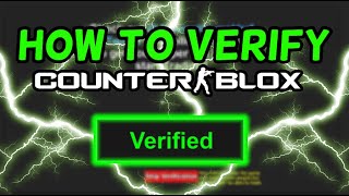 How to VERIFY in Counter Blox Trading [upl. by Zuckerman676]