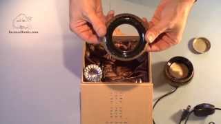 How To Use An Electric Incense Heater Golden Lotus [upl. by Aekim]