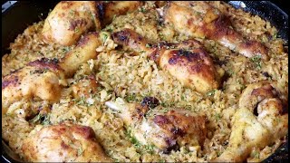 Easy One Pan Chicken And Rice [upl. by Hurty412]