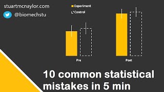 Ten Statistical Mistakes in 5 Min [upl. by Akeit225]