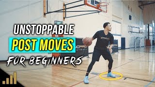 How to 3 Unstoppable Post Moves For Beginners DOMINATE THE PAINT [upl. by Emee]