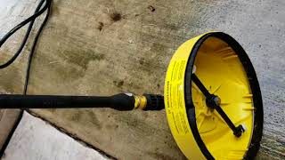 Pressure Washer Surface Cleaner Demo [upl. by Thaxter]