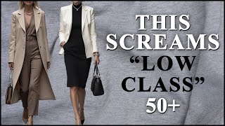 25 Things High Class Elegant Women Over 50 NEVER Wear [upl. by Akimrej877]