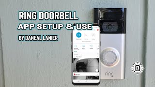 Ring doorbell app setup and use [upl. by Taro876]