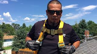 How to Use a Roof Safety Harness  Fall Protection [upl. by Aivatan145]