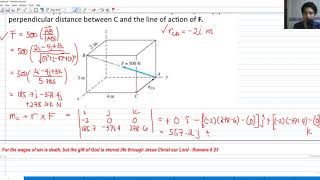 Moment of A Force About a Point  Statics of Rigid Bodies [upl. by Ahseyt112]