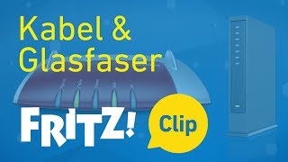 FRITZ Clip – Ins Internet per Kabel oder Glasfasermodem [upl. by Eima]