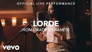 Lorde  Homemade Dynamite Vevo x Lorde [upl. by Aivizt]