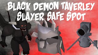 OSRS  Black Demon Taverley Slayer Guide  Safe Spot [upl. by Evod]