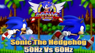 Sonic 1  50Hz vs 60Hz PAL vs NTSC  An informative comparison [upl. by Kinchen272]