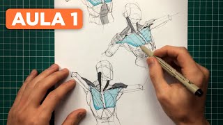 Como Estudar Anatomia para Desenho 🔥 Meu Método REVELADO AULA 1 [upl. by Qooraf276]