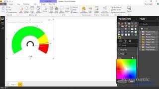 Power BI Custom Visual  Tachometer [upl. by Gnehc296]