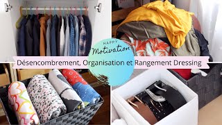 DÉSENCOMBRE ORGANISE ET RANGE AVEC MOI MON DRESSINGARMOIRE⎜Ménage Motivation [upl. by Shaper]